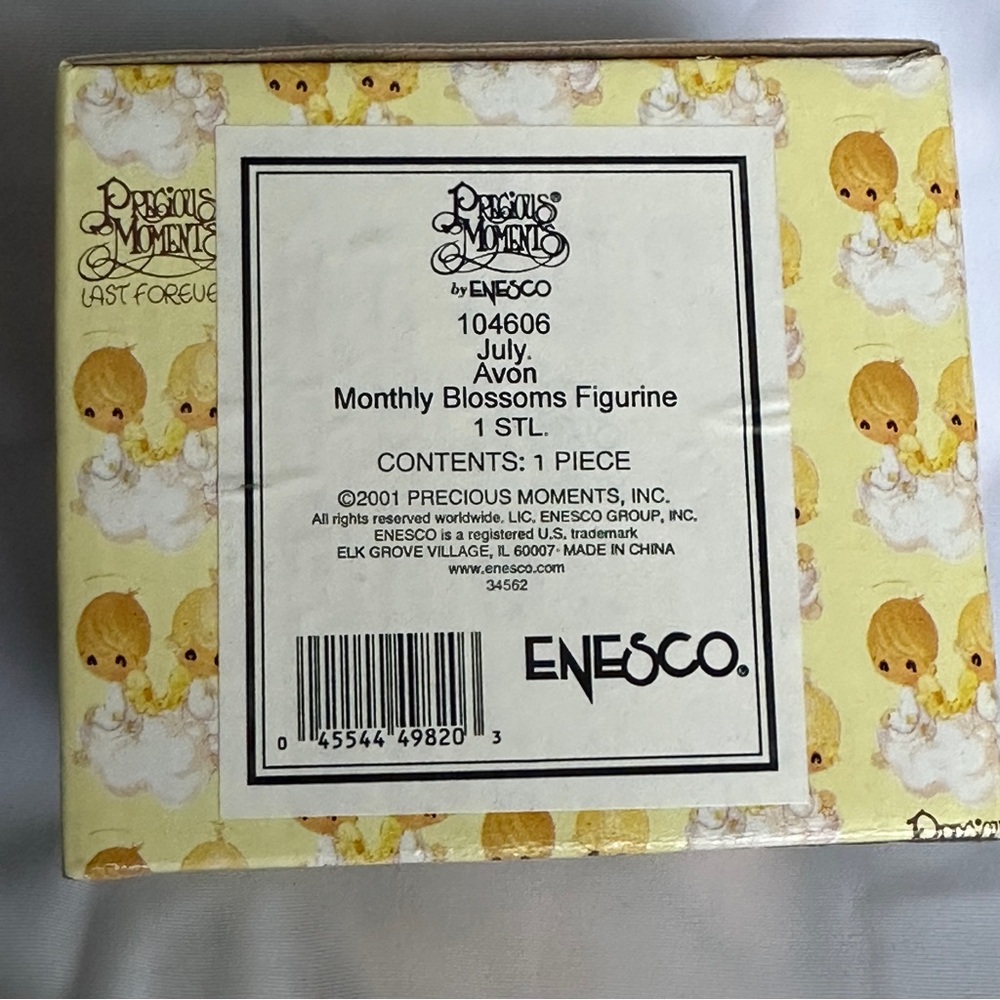 Precious Moments July Monthly Blossoms Figurine